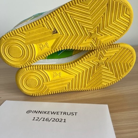 🔥RARE🔥 2006 Bathing Ape Bapesta FS-001 Hong Kong City Camo - Picture 5 of 9